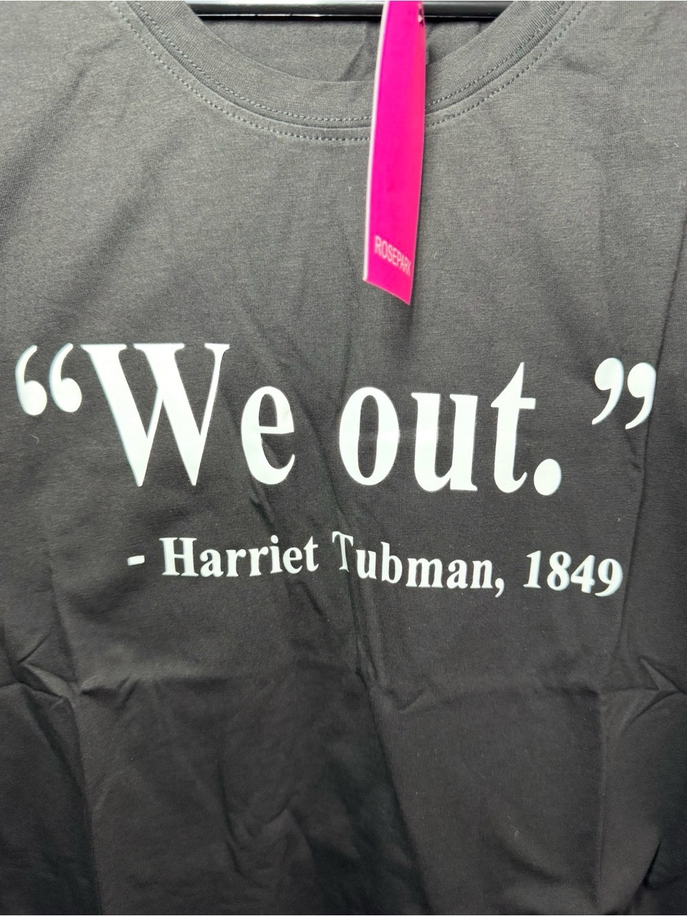 NWT Harriet Tubman We Out Black History TShirt Women’s Size Large